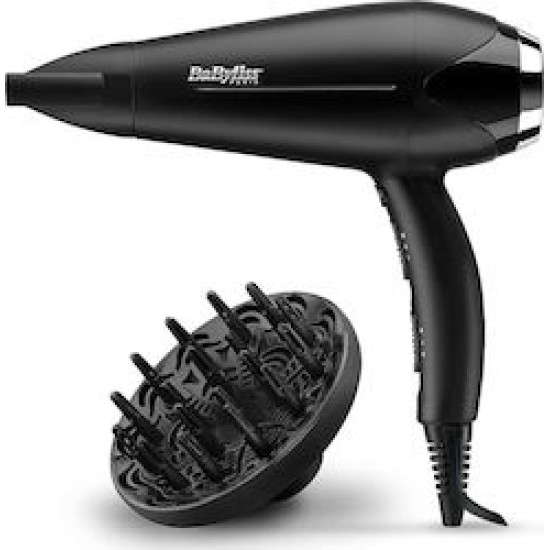 BaByliss Hair Dryer Turbo Smooth 2200 black Schwarz (D572DE)
