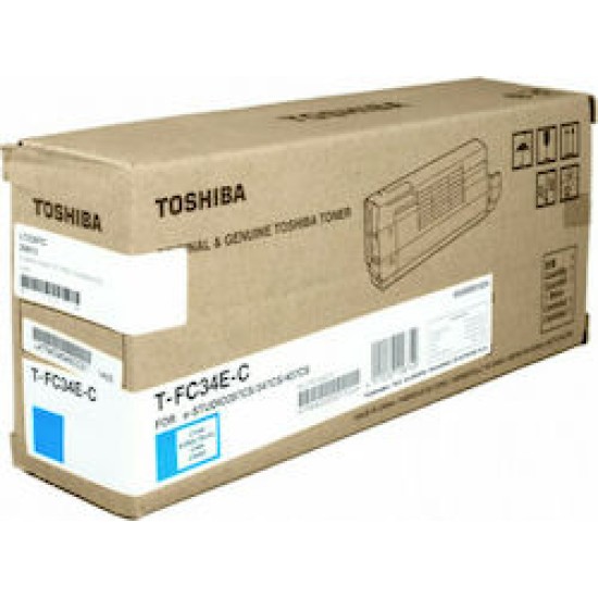 Toshiba Toner T-FC34EC TFC34EC Cyan (6A000001782) (6A000001809)
