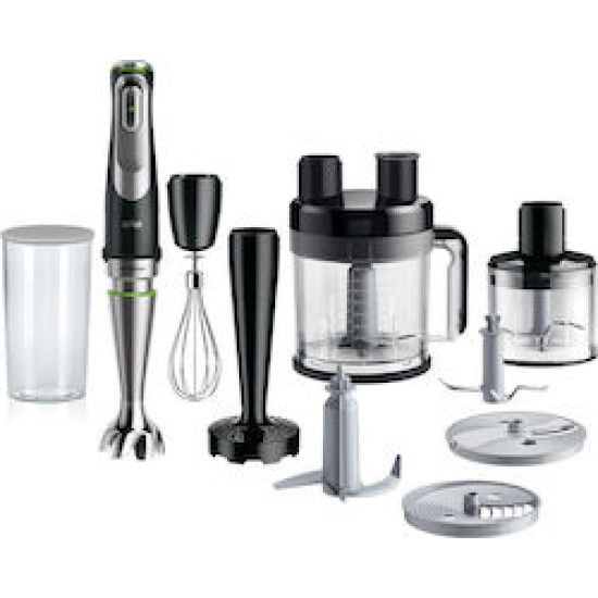 Braun Handblender Multiquick (MQ9187XLI) 1 200W Braun200W Braun 200W black Schwarz