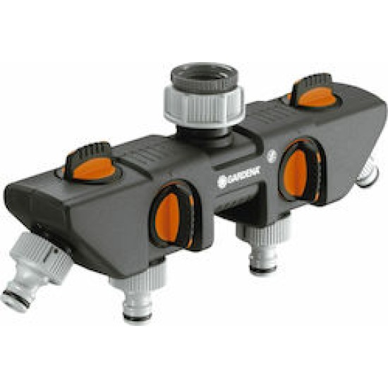 Gardena 4 Way Tap Connector 8194-20 819420 (8194-20)