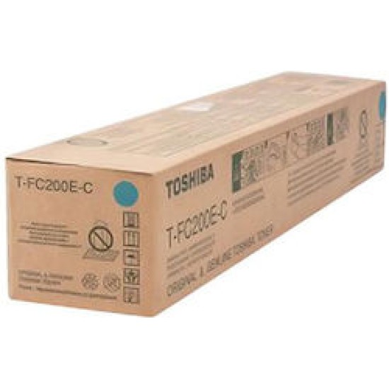Toshiba Toner T-FC200E TFC200E Cyan (6AJ00000119)(6AJ00000259)