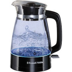 Russell Hobbs Kettle Classic Glass 1,7l black Schwarz 26080-70 2608070 (26080-70)