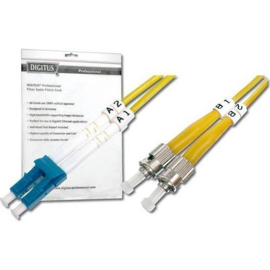 DIGITUS Professional patch cable - 1 m - 1 m - yellow