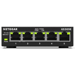 NETGEAR Switch Plus GS305E - 5 Ports - 9x GE (10/100/1000)