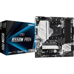 ASRock B550M Pro4 - motherboard - micro ATX - Socket AM4 - AMD B550