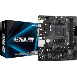 ASRock A520M-HDV - motherboard - micro ATX - Socket AM4 - AMD A520