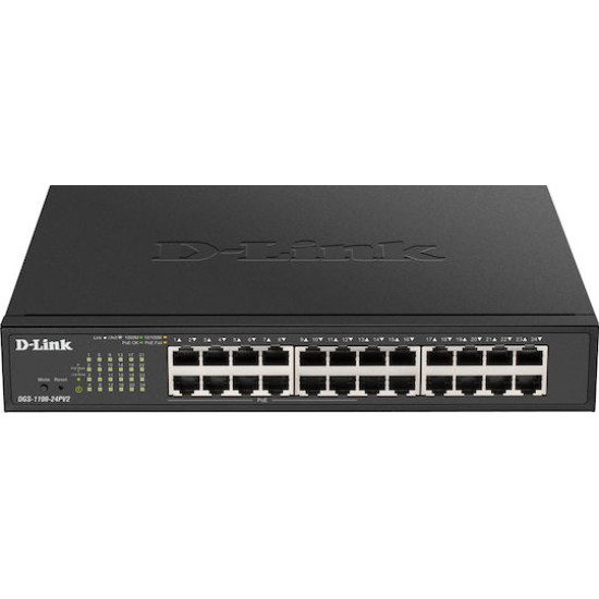 D-Link DGS 1100-24PV2 - switch - 24 ports - smart - rack-mountable