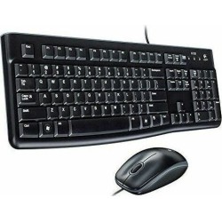 Logitech Keyboard and Mouse Desktop MK120 - US Layout - Black