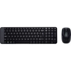 Logitech Keyboard and Mouse Set MK220 - US Layout - Black