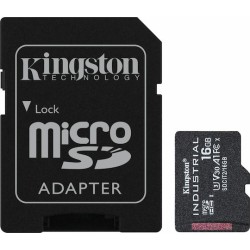 Kingston Flash-Card incl. SD-Adapter Industrial - microSDHC UHS-I - 16 GB