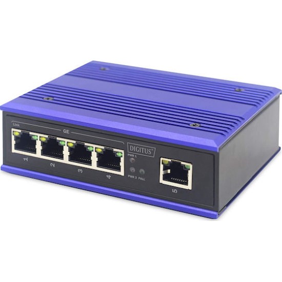 DIGITUS Switch DN-650105 - 5 Ports - 5x GE (10/100/1000)