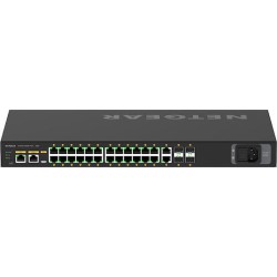 NETGEAR Switch M4250-26G4XF - 28 Ports - 24x GE (10/100/1000) - 4x SFP+ - 24x PoE+