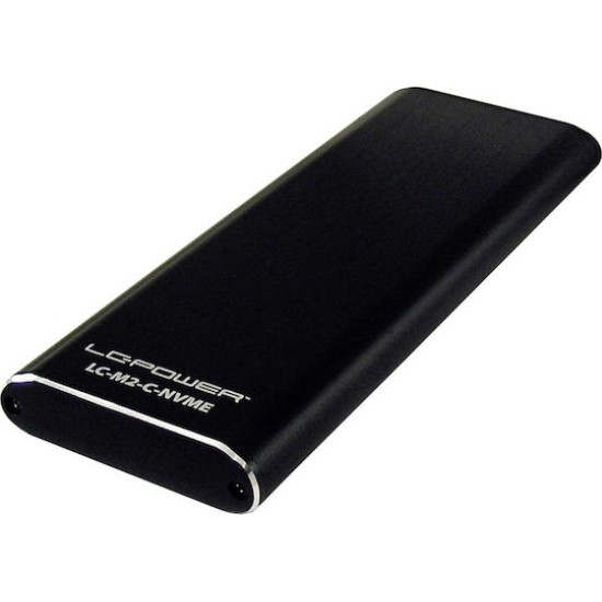 LC-Power storage drive enclosure LC-M2-X-NVME - M.2 - USB 3.1