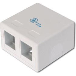DIGITUS Consolidation Point casing for 2x Keystone Modules AT-AG 302A-WH