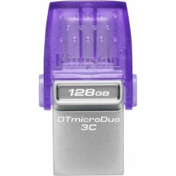 Kingston USB-Stick DataTraveler microDuo 3C - USB 3.2 Gen 1 (3.1 Gen 1) - 128 GB - Blue