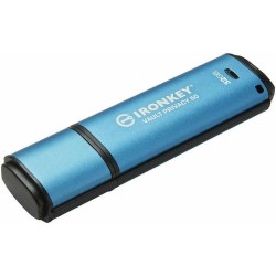 Kingston USB-Stick IronKey Vault - USB 3.2 Gen 1 (3.1 Gen 1) - 32 GB - Blue