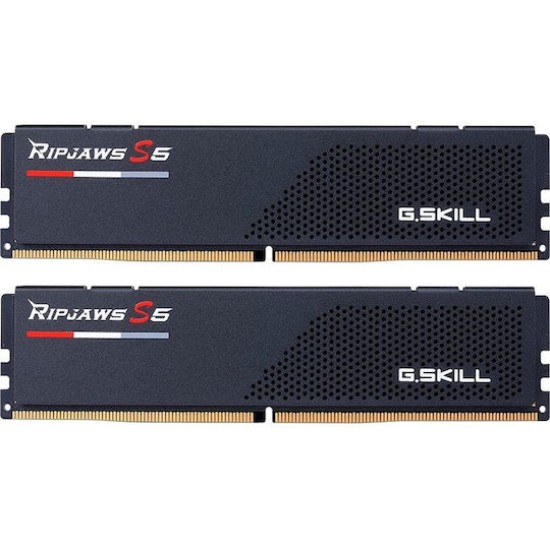 G.Skill RAM Ripjaws S5 - Low Profile - 32 GB (2 x 16 GB Kit) - DDR5 6000 DIMM CL36