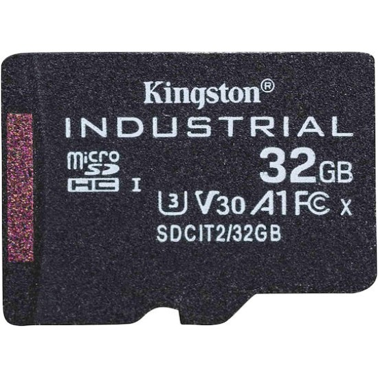 Kingston Industrial - flash memory card - 32 GB - microSDHC UHS-I
