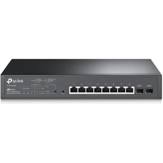 TP-Link JetStream TL-SG2210MP V4 - switch - 8 ports - smart - rack-mountable