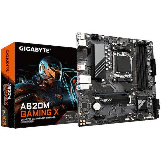 GIGABYTE Mainboard A620M Gaming X - Micro ATX - Socket AMD AM5 - AMD A620