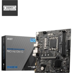 MSI Mainboard PRO H610M-G DDR5 - Micro ATX - LGA 1700 - Intel H610