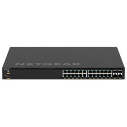 NETGEAR Switch GSM4328-100AJS - 28 Ports - 24x GE (10/100/1000) - 4x SFP - 24x PoE+