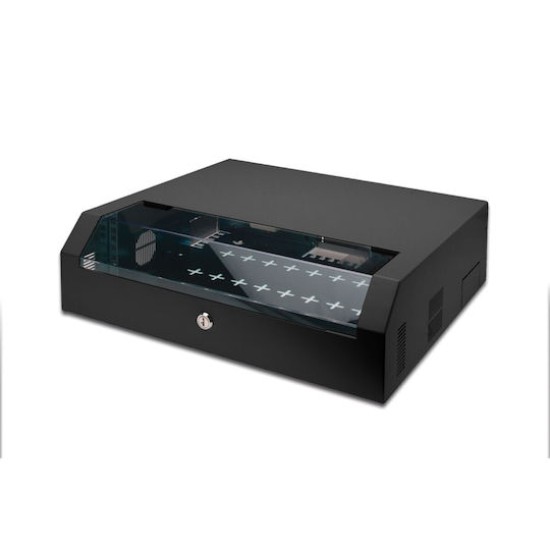 DIGITUS server cabinet SoHo Slim Line DN-19 04U-PB - 5U