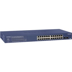 NETGEAR Switch GS724TP-300EUS - 24 Ports - 24x GE (10/100/1000) - 2x SFP - 24x PoE