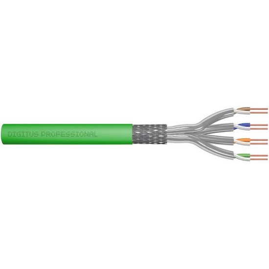 DIGITUS Installationskabel CAT 8.2 S/FTP - Simplex - Dca - 100 m
