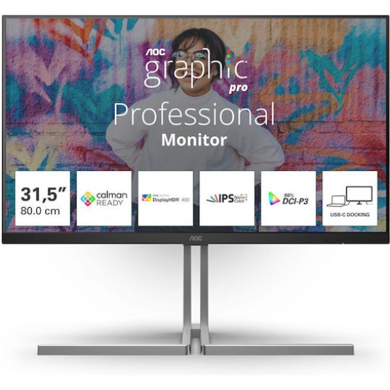 AOC LED monitor Graphic Pro Series U32U3CV - 80 cm (31.5