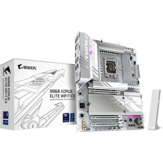 AORUS B860 ELITE WIFI7 ICE - motherboard - ATX - LGA1851 Socket - B860