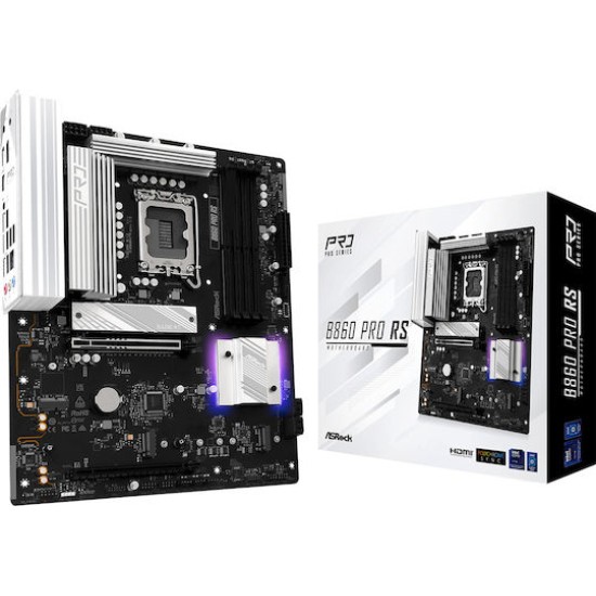 ASRock B860 PRO RS - motherboard - ATX - LGA1851 Socket - B860