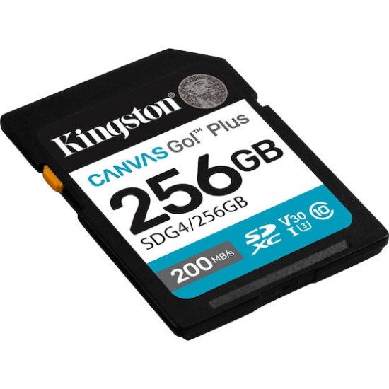 Kingston Flash-Card Canvas Go! Plus - SDXC UHS-I - 256 GB