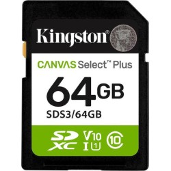 Kingston Flash-Card Canvas Select Plus - SDXC UHS-I - 64 GB