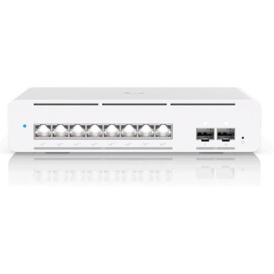 Ubiquiti UniFi Switch USW-Pro-XG-8-PoE - 8 Ports - 8x GE (100/1000/2.5G/5G/10G) - 2x SFP+ - 8x PoE++