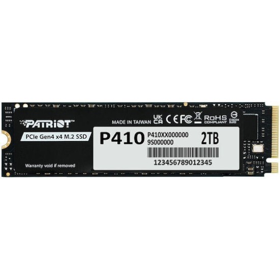 Patriot P410 - SSD - 2 TB - PCIe 4.0 x4 (NVMe)
