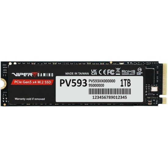 Patriot Viper Gaming PV593 - SSD - 1 TB - PCI Express 5.0 x4 (NVMe)
