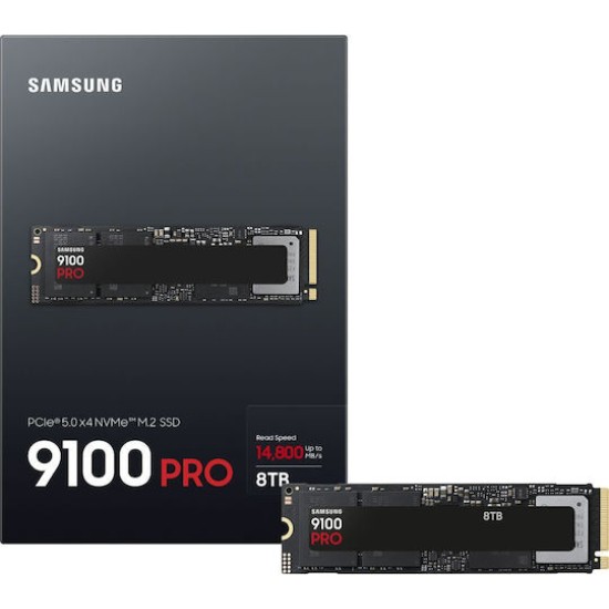 Samsung 9100 PRO MZ-VAP8T0 - SSD - 8 TB - PCI Express 5.0 x4 (NVMe)