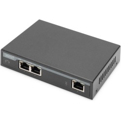 DIGITUS Switch DN-95127-1 - 2 Ports - 2x GE (10/100/1000) - 2x PoE+