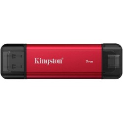 Kingston Dual Portable SSD – 1 TB – USB 3.2 Gen 2 – Red