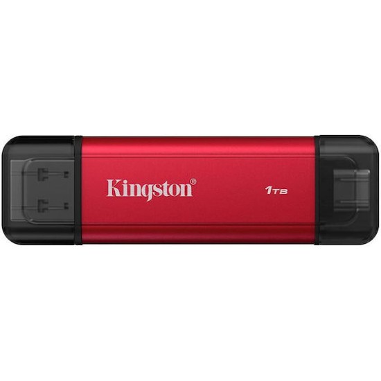 Kingston Dual Portable SSD – 1 TB – USB 3.2 Gen 2 – Red