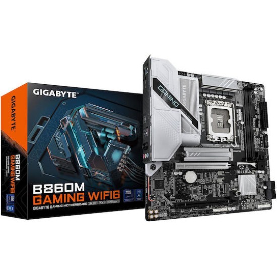 GIGABYTE Mainboard B860M GAMING WIFI6 - Micro ATX - Socket LGA1851 - Intel B860 Express