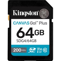 Kingston Flash-Card Canvas Go! Plus - SDXC UHS-I - 64 GB