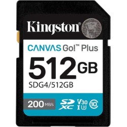 Kingston Flash-Card Canvas Go! Plus - SDXC UHS-I - 512 GB