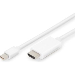 DIGITUS Mini DisplayPort adapter cable - Mini DP male/HDMI Type-A male - 2 m