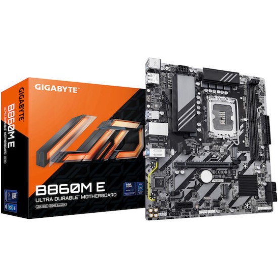 Gigabyte B860M E - motherboard - micro ATX - LGA1851 Socket - B860