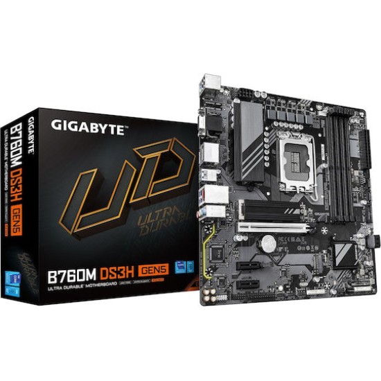 GIGABYTE Mainboard B760M D3HP WIFI6 - micro ATX - Socket LGA1700 - Intel B760 Express