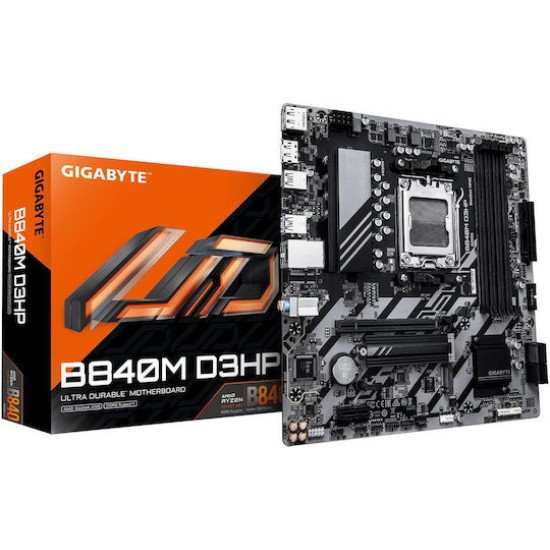 GIGABYTE Mainboard B840M D3HP - Micro ATX - Socket AM5 - AMD B840