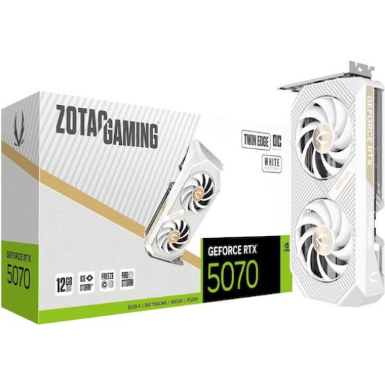 ZOTAC GAMING Twin Edge OC - White Edition - graphics card - GeForce RTX 5070 - 12 GB