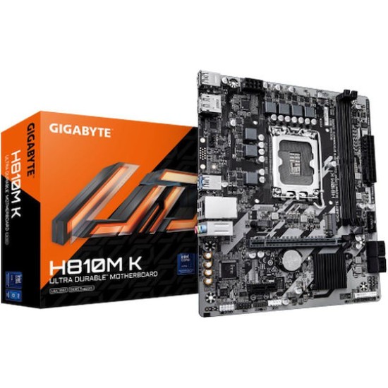 Gigabyte H810M K - motherboard - micro ATX - LGA1851 Socket - H810